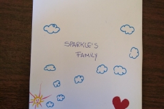Cover sleeve of "Sparkle's Family" booklet